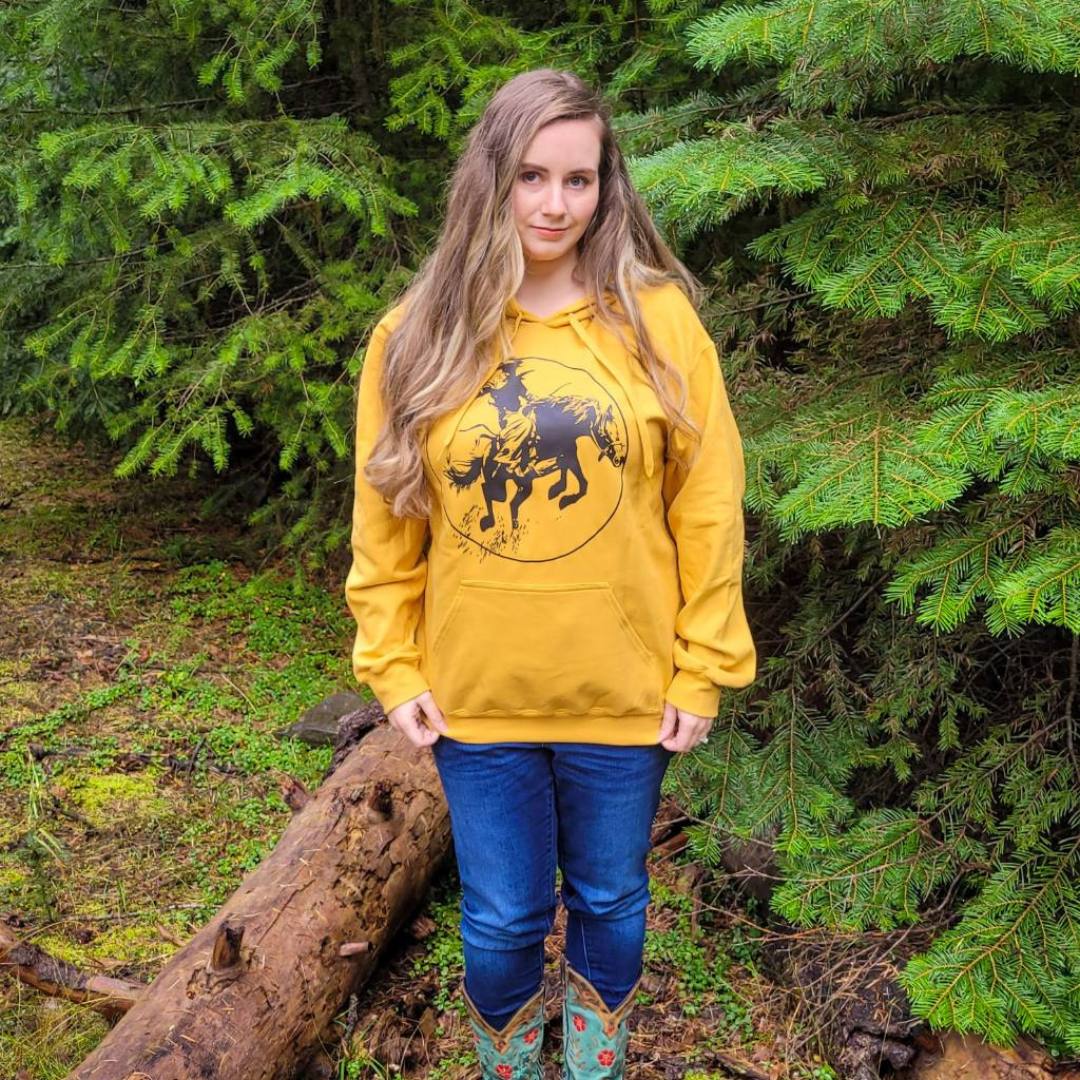 Bucking Bronc Rodeo Hoodie Vintage Western sweatshirt