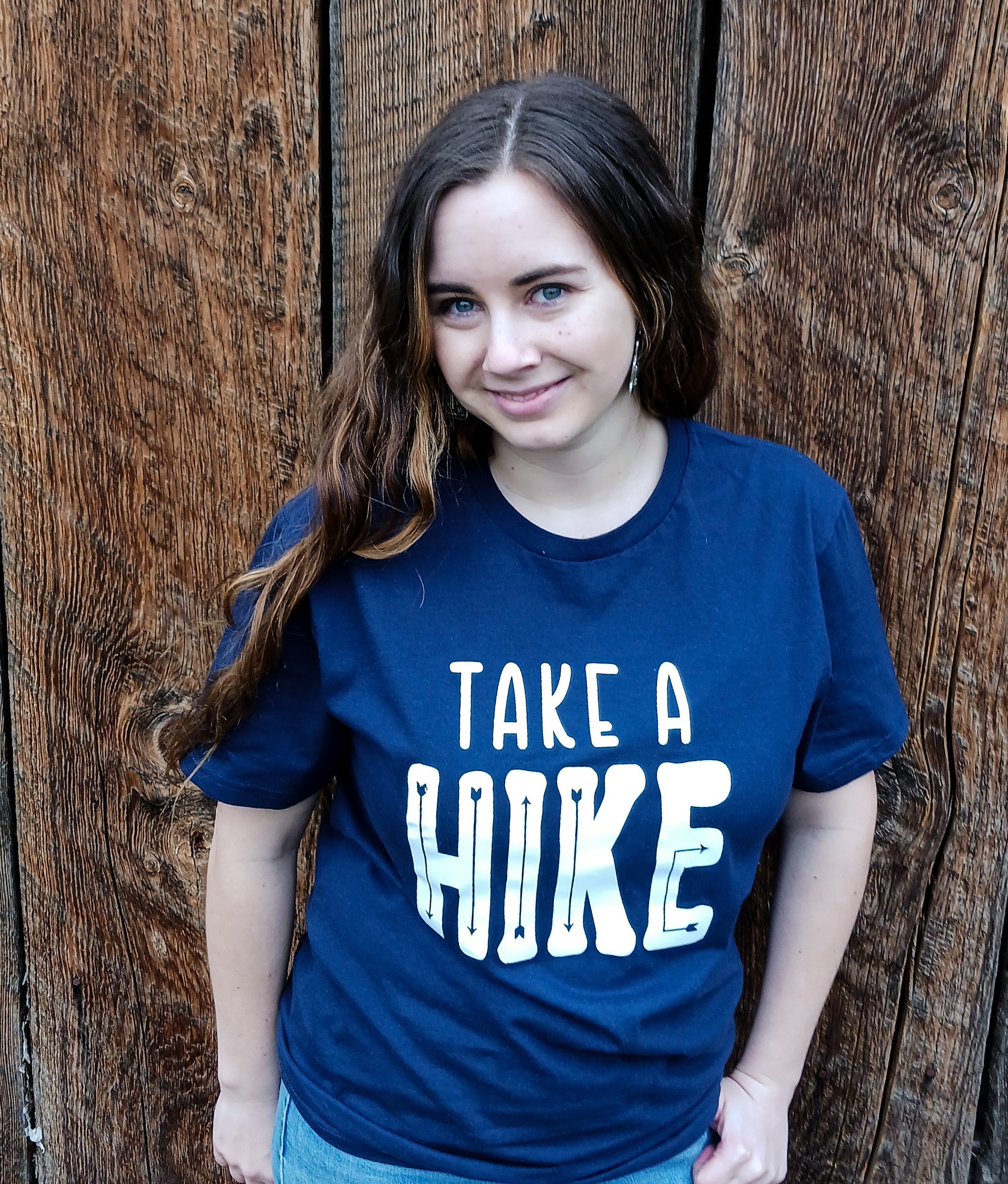Take a Hike Outdoor Adventure Tee - Navy